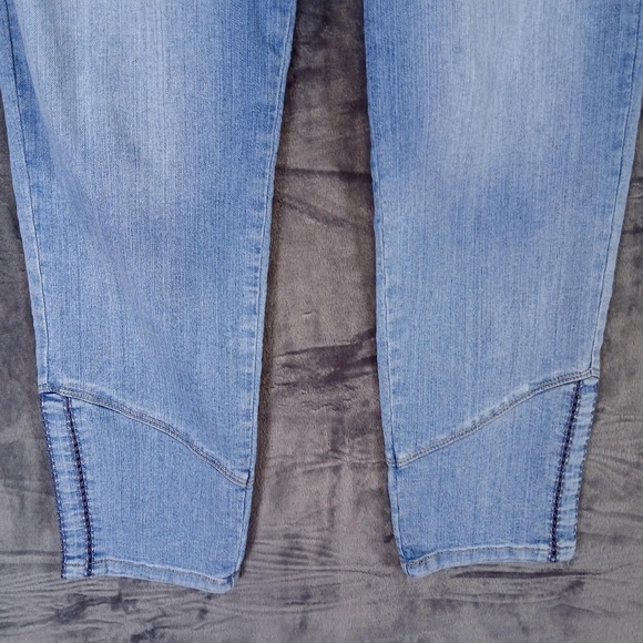 NYDJ Jeans Womens 10 Blue Ankle Skinny Lift Tuck Technology Stretch Denim - Picture 10 of 16